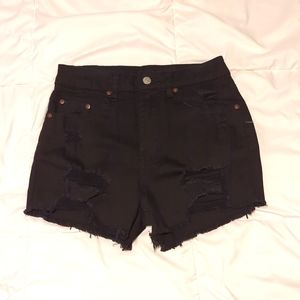 Almost Famous High Rise Destroyed Shorts